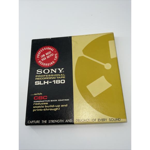Sony SLH Reel to Reel Recording Tape, LP, 7" Reel, 1800 ft - Picture 1 of 8